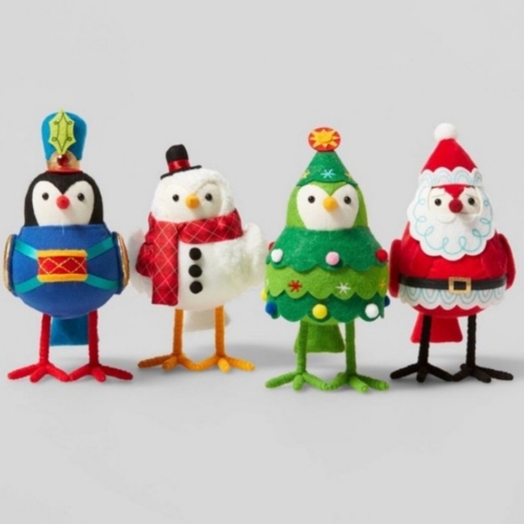 Target Other - NWT Target Wondershop Christmas Birds 2021 - Set of 4